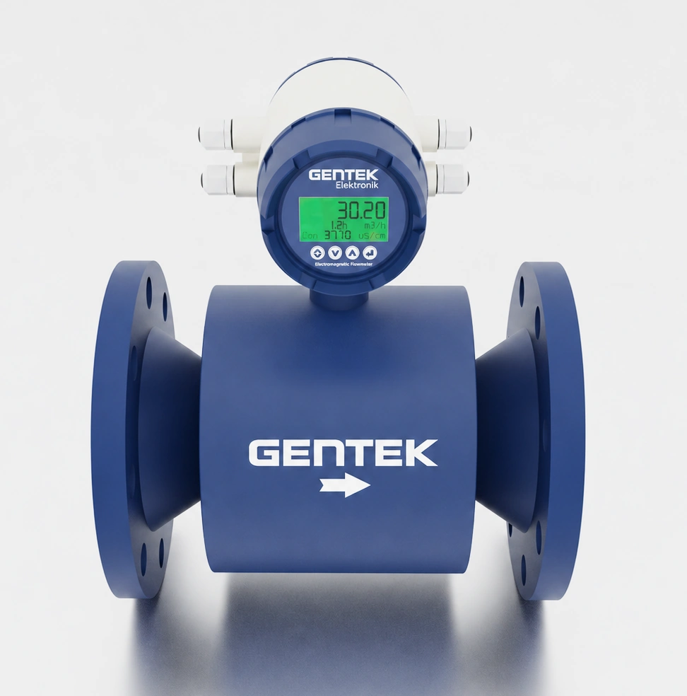0XD Düz Boru Mesafesi Gerektirmeyen Kompakt Tip Elektromanyetik Debimetre